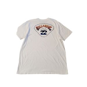 Billabong Men's White Exit Arch Core Fit‎ Short Sleeve T-shirt Size XXL